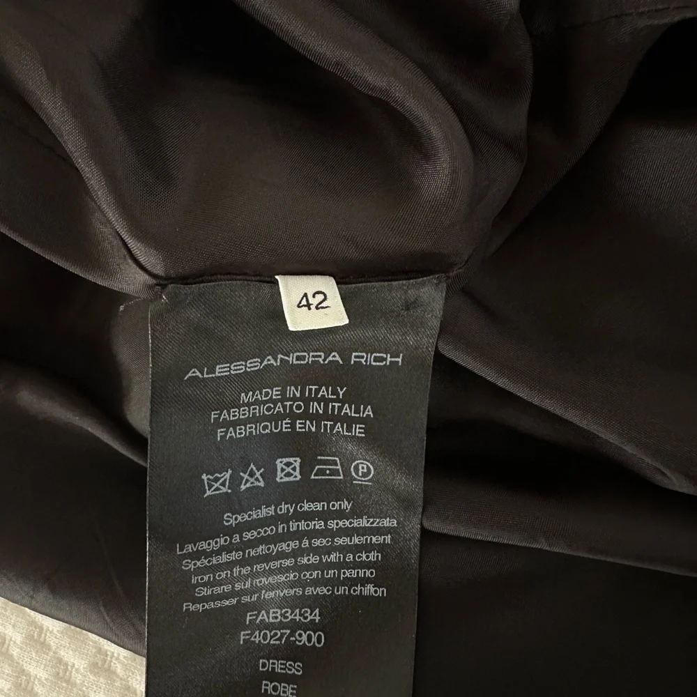 Alessandra Rich floral silk midi dress - Picture 5 of 6